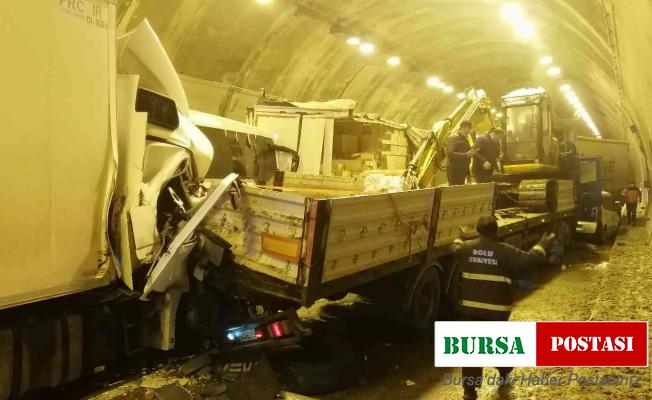 Bolu Dağı Tüneli’nde 18 aracın karıştığı kazayla ilgili yeni gelişme