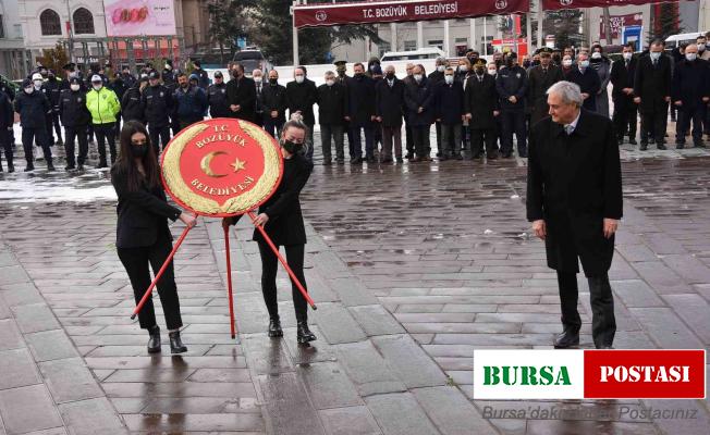 Bozüyük’te Çanakkale Zaferi’nin 107. yıl dönümü nedeni ile törenler düzenlendi