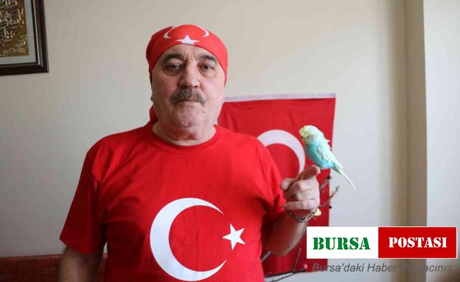 Bu kuş “Muhsin Başkan ruhun şad olsun” diyor