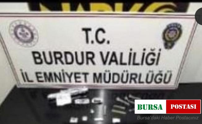 Burdur’da narkotik ekiplerinden uyuşturucuya geçit yok
