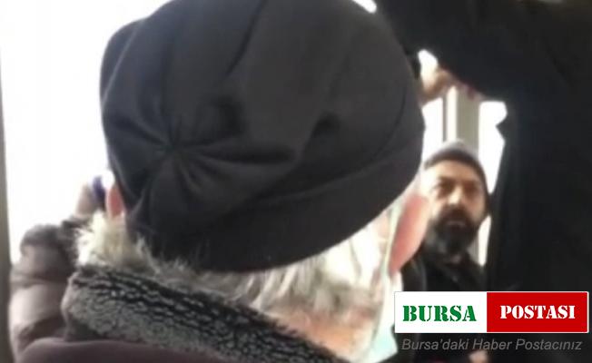 Bursa’da halk otobüsünde maske tartışması