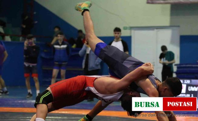 Bursalı güreşçiler madalyaları topladı