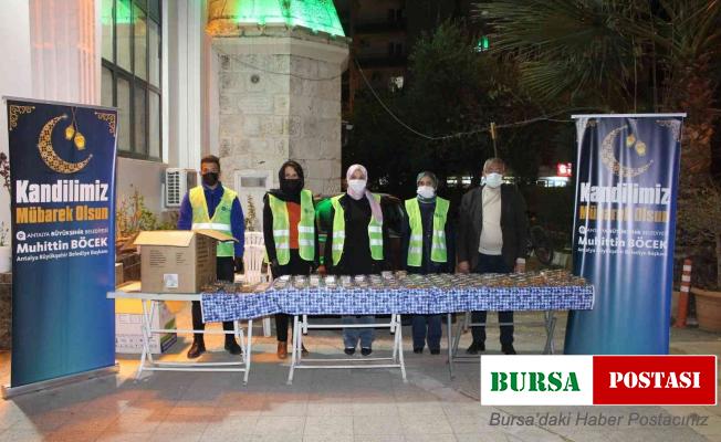 Büyükşehir’den Berat Kandili’nde lokma ve helva ikramı