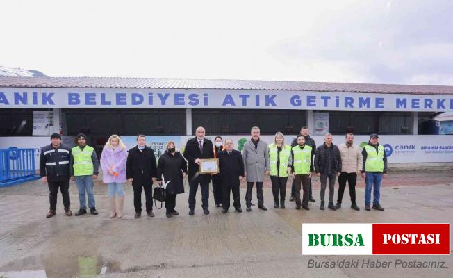 Canik ‘sıfır atık belgesi’ almaya hak kazandı
