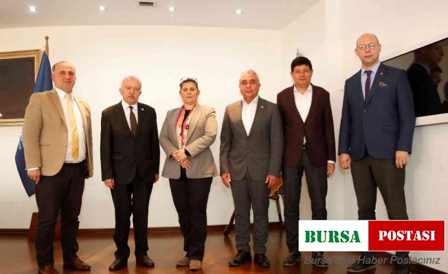 CHP ve İYİ Partili isimler Başkan Çerçioğlu ile bir araya geldi