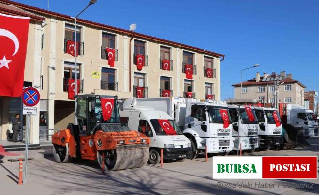 Çifteler Belediyesi araç filosunu genişletti