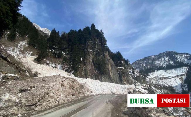 Çığ düşmesi sonucu Bayburt-Araklı kara yolu tekrar ulaşıma kapandı