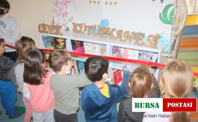 Çınarcık’ta okul öncesi kütüphanesi açıldı