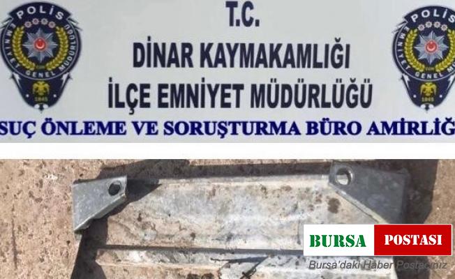 Çöp konteynırının kapağını çalıp hurdacıya sattı