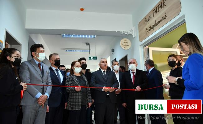 Çorlu’da kütüphane açılışı