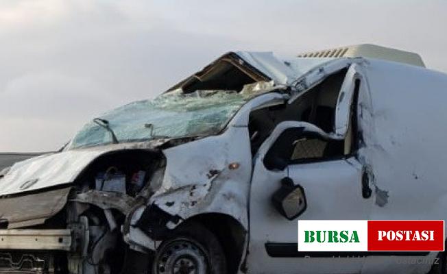 Çorum’da hafif ticari araç devrildi: 1 ölü