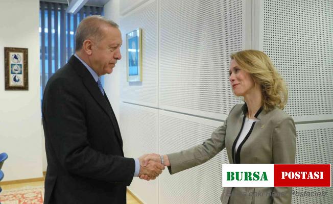 Cumhurbaşkanı Erdoğan, Estonya Başbakanı Kallas ile görüştü