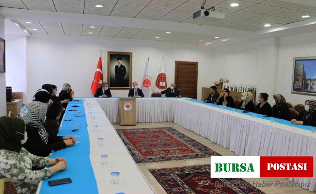 Cumhuriyet Başsavcısı İnal, adliyede görevli şehit yakınları ile bir araya geldi