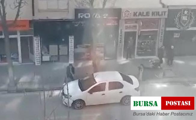 Dehşet anlar cep telefonu kamerasına yansıdı