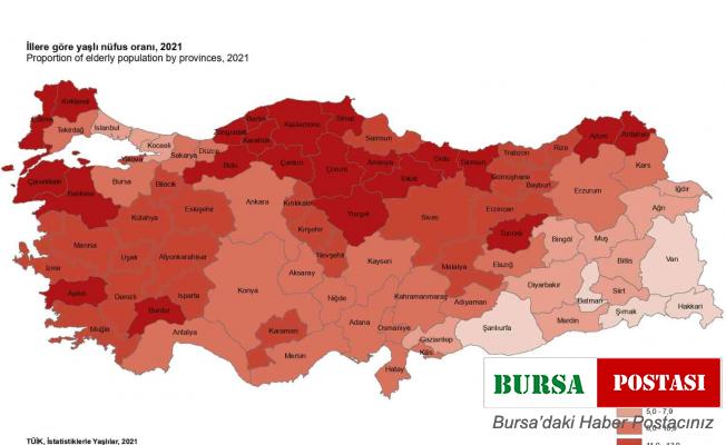 Denizli’de 2021 yılı yaşlı nüfus oranı 123 bin 137 kişi olarak açıklandı