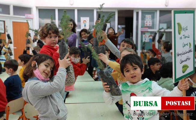 Didim’de minik öğrencilerle daha yeşil bir dünya için ilk adım atıldı
