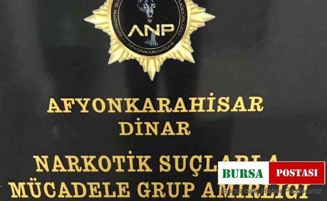 Dinar’da polis operasyonunda eroin ele geçirildi