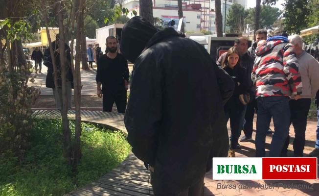 Dizi setine giren hırsızı set görevlileri yakaladı