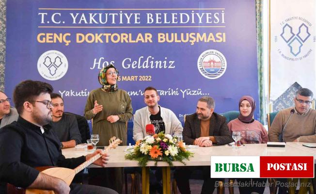 Doktor başkan genç doktor adaylarıyla kahvaltıda buluştu