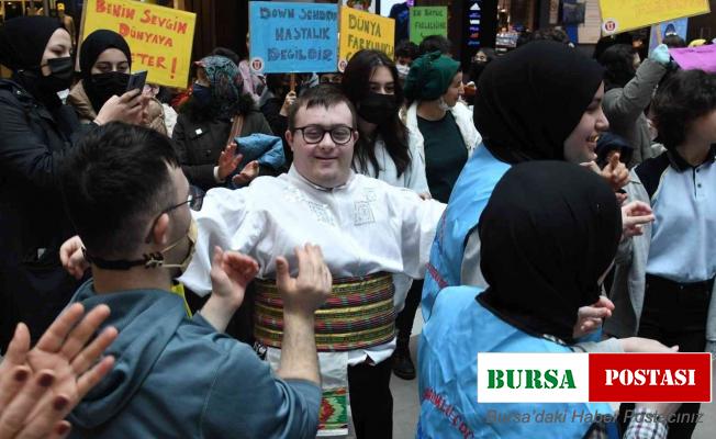 Down sendromlu çocuklar yeteneklerini gösterdi