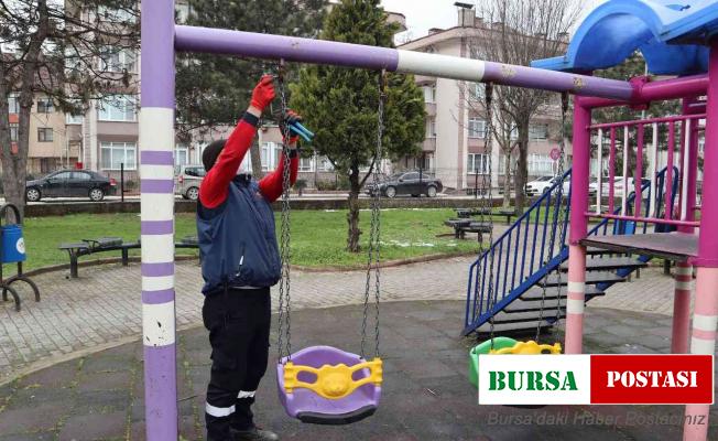 Düzce’de parklar bakıma alındı