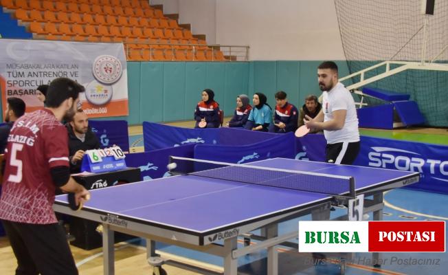 Elazığ’da Bölgesel Masa Tenisi Turnuvası sona erdi