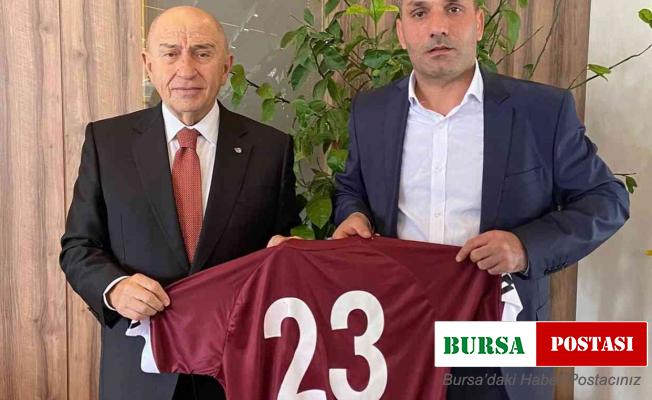 Elazığspor Başkanı Çayır, TFF Başkanı Özdemir ile görüştü