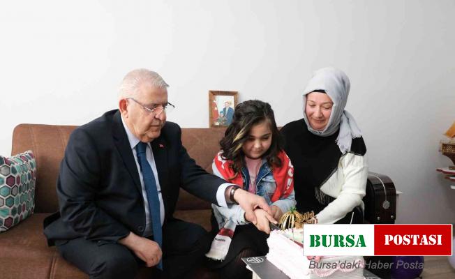 Epilepsi hastası İkra’ya doğum günü sürprizi