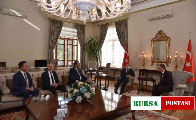 Eski Bakan Güçlü’den Vali Karadeniz’e ziyaret