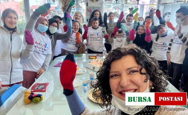 Eskişehir’de özel öğrencilerin boyama etkinliği