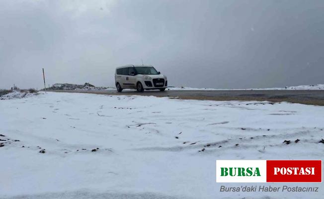 Eskişehir’in yüksek kesimleri karla kaplandı