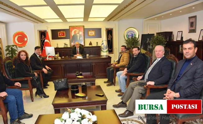 Esnaf ve Sanatkârlar Odası’ndan Başkan Bakkalcıoğlu’na ziyaret