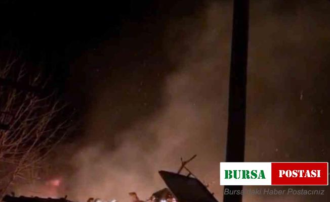 Ev yangınında bir kişi öldü