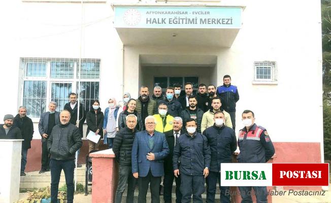 Evciler’de uyuşturucu ile mücadele ele alındı