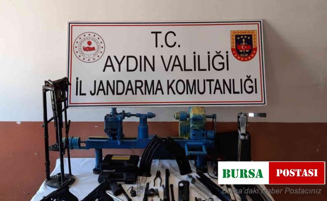 Evi silah imalathanesine çevirmiş