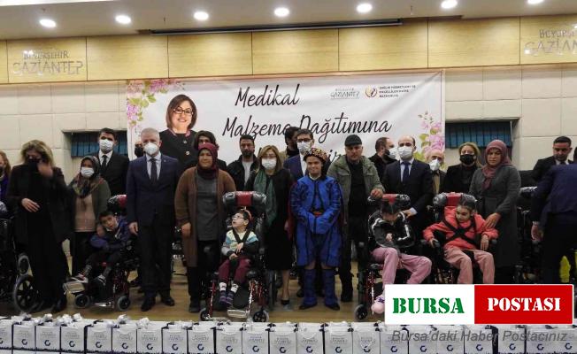 Gaziantep’te engellilere 630 adet medikal malzeme dağıtımı