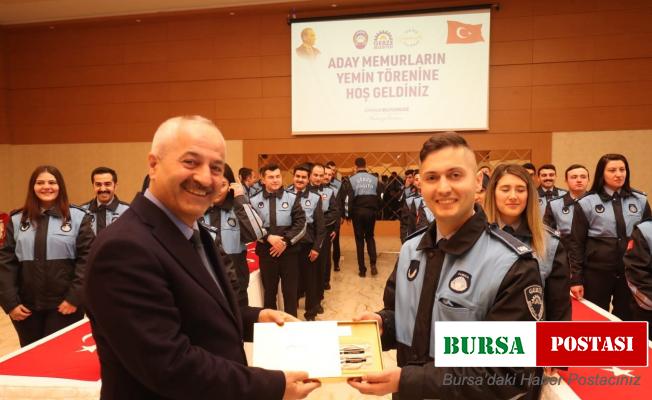Gebze’de zabıta memurları için yemin töreni düzenlendi
