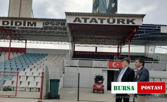 Gençlik ve Spor İl Müdürü Fillikçioğlu Didim’deki çalışmaları yerinde inceledi