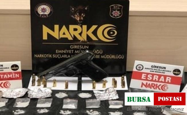 Giresun’da düzenlenen 3 ayrı uyuşturucu operasyonunda 5 kişi tutuklandı