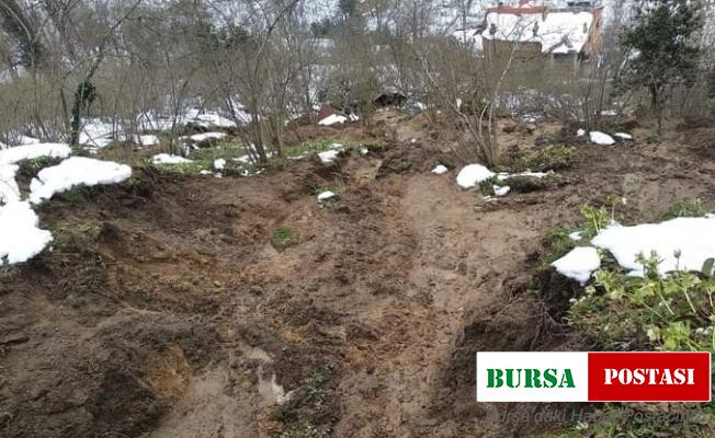 Giresun’un Piraziz ilçesinde heyelan