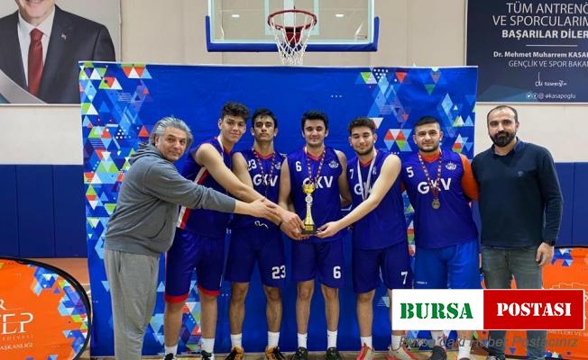 GKV Özel Liseleri Gaziantep basketbol şampiyonu oldu