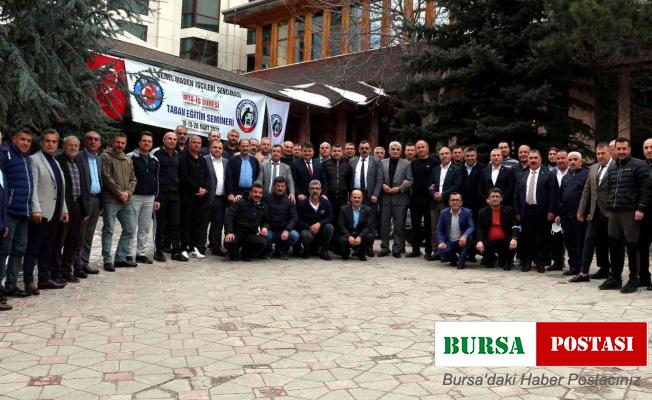 GMİS MTA-İŞ Şubesi taban eğitim semineri yapıldı