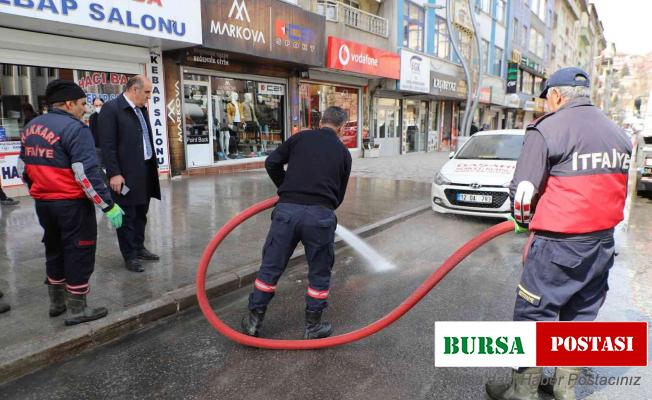 Hakkari Belediyesinden bahar temizliği