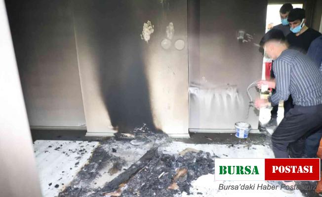 Hakkari’de korkutan yangın