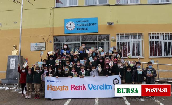 “Hayata Renk Verelim” projesinde 270 öğrenciye eğitim verildi