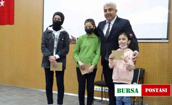Hisarcık’ta dereceye giren öğrenciler ödüllendirildi