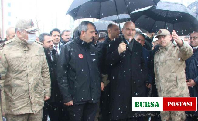 İçişleri Bakanı Soylu, Diyarbakır’da bin 433 personelin katıldığı deprem tatbikatına katıldı