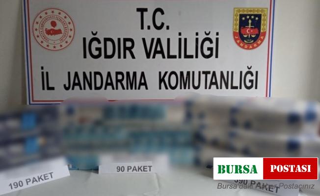 Iğdır’da 900 paket kaçak sigara ele geçirildi