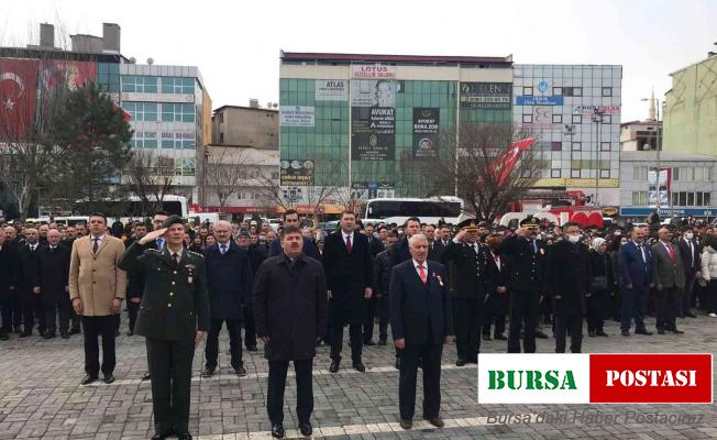 Iğdır’da Çanakkale Zaferi’nin 107. yıldönümü dolayısıyla tören düzenlendi