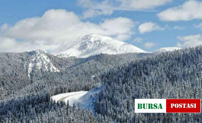 Ilgaz Dağı’nda Mart ayında mest eden kar güzelliği